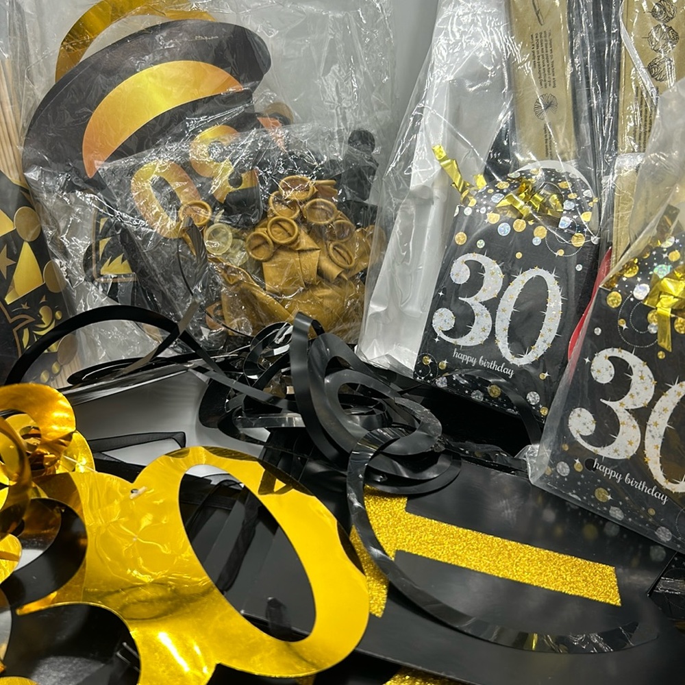 30th birthday party decorations package.